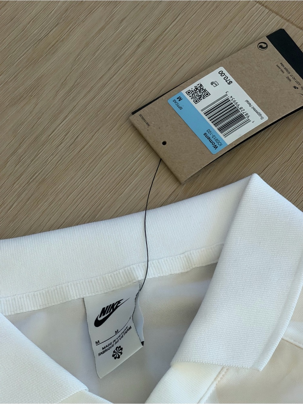 Nike White Polo Crop Top - Picture 3 of 14